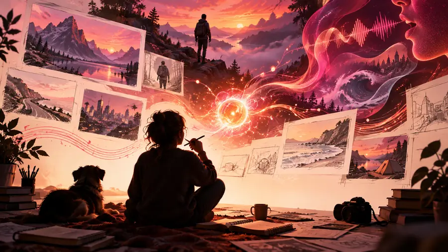Illustration representing an initial video concept
