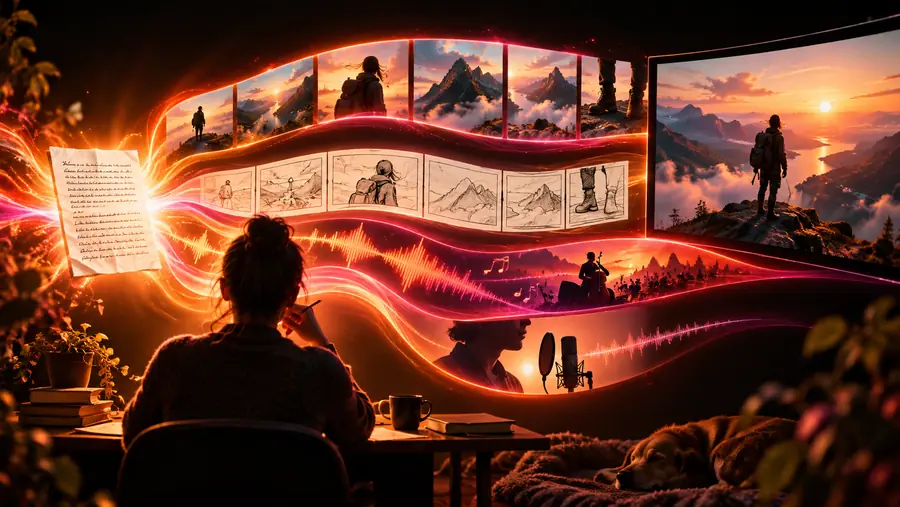 Illustration representing a video draft ready for review